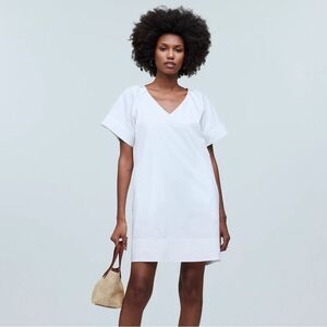 NWT Madewell V-Neck Mini Shirtdress